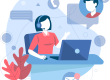 Free Call Center Customer Service vector and picture